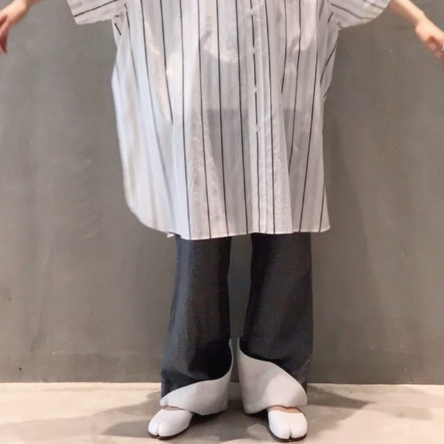 soduk(スドーク) cuff trousers 折り返しパンツ