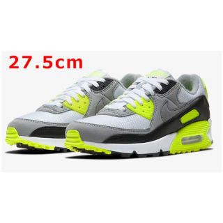 ナイキ(NIKE)の27.5 NIKE AirMax90 CD0881-103 イエロー ボルト(スニーカー)