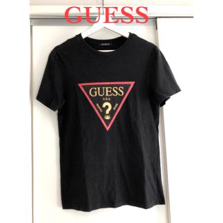 ゲス(GUESS)の【大人気】GUESS ゲス⭐︎Tシャツ★Sサイズ/黒/ブラック(Tシャツ(半袖/袖なし))