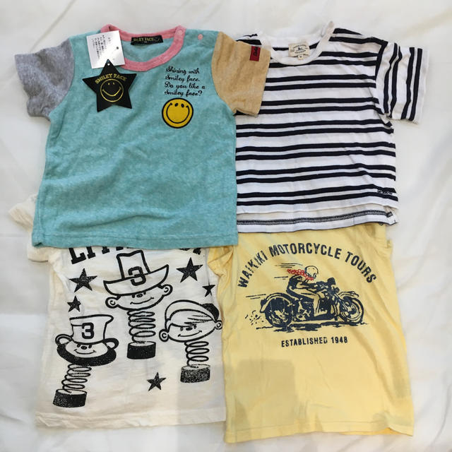 ALMOND(アーモンド)のGREEN LABEL、ALMOND BAR、90サイズまとめ売り キッズ/ベビー/マタニティのキッズ服男の子用(90cm~)(Tシャツ/カットソー)の商品写真