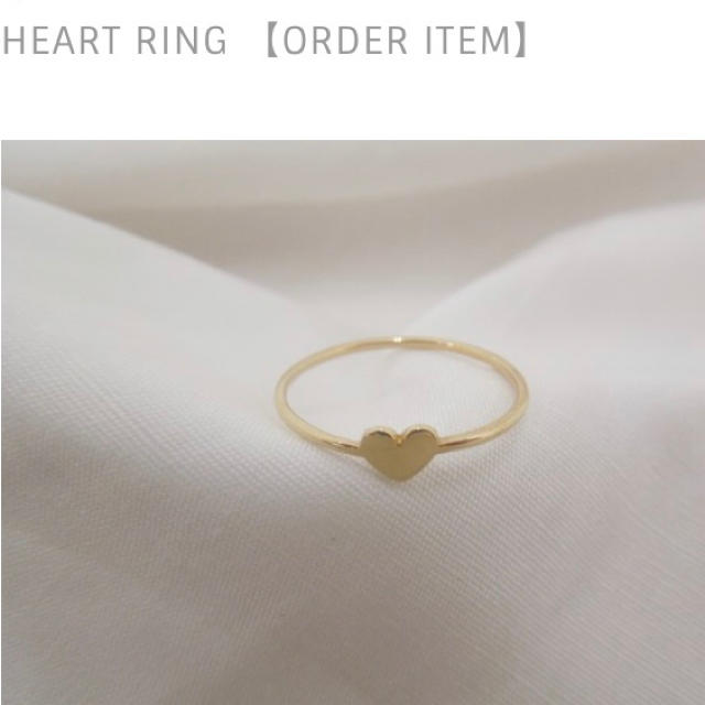 新品・未使用　松田未来さん愛用♡luijewelry  heart ring♡13幅