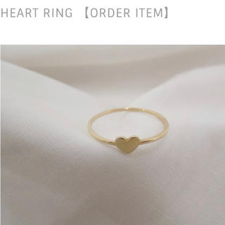 スピックアンドスパン(Spick & Span)の新品・未使用　松田未来さん愛用♡luijewelry  heart ring♡(リング(指輪))