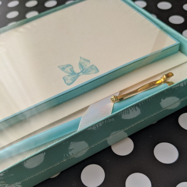 Tiffany & Co.(ティファニー)のティファニー ボールペン  カード 封筒 インテリア/住まい/日用品の文房具(ペン/マーカー)の商品写真