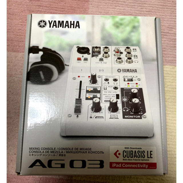 ヤマハ(ヤマハ)のYAMAHA AG03 新品 楽器のDTM/DAW(オーディオインターフェイス)の商品写真