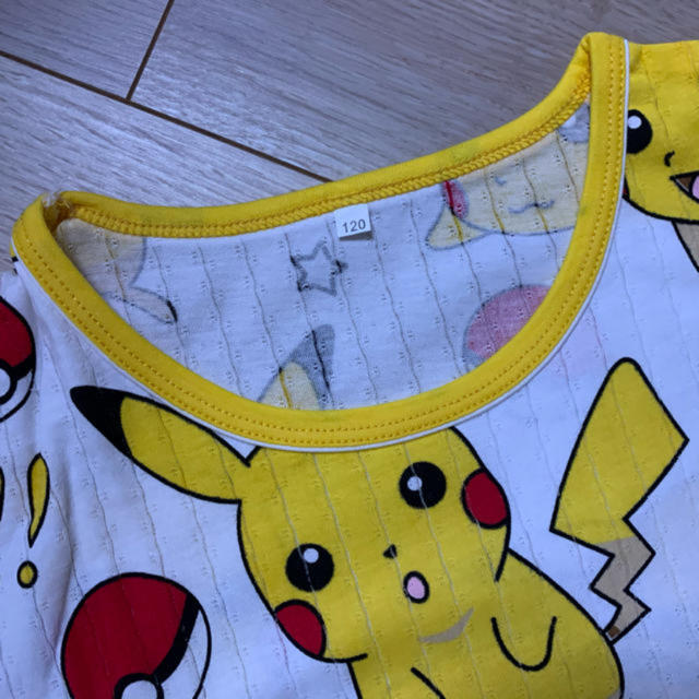 ポケモン(ポケモン)のポケモン　パジャマ　ピカチュウ風　120 キッズ/ベビー/マタニティのキッズ服男の子用(90cm~)(パジャマ)の商品写真