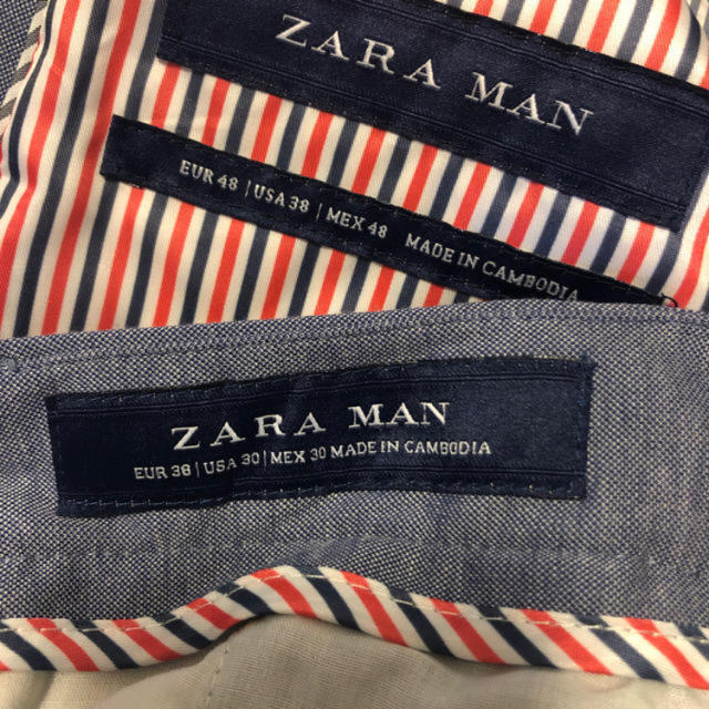 ZARA(ザラ)の春夏セットアップ　カジュアルスーツ メンズのスーツ(セットアップ)の商品写真