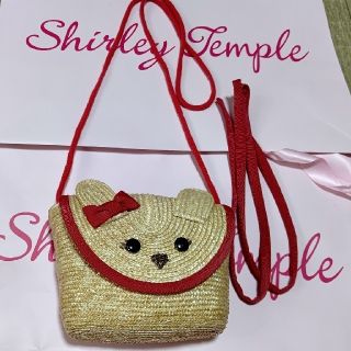 シャーリーテンプル　うさぎかごポシェット　赤新品