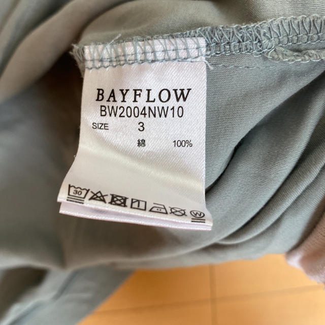 BAYFLOW(ベイフロー)のBAYFLOW/ベイフロー シルケットVTシャツ レディースのトップス(Tシャツ(半袖/袖なし))の商品写真