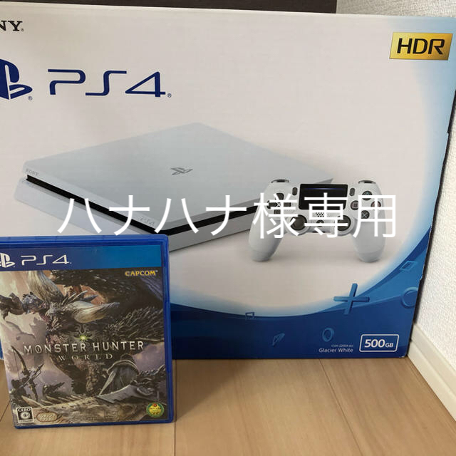 PlayStation4 CUH-2200AB02 + モンハンワールド