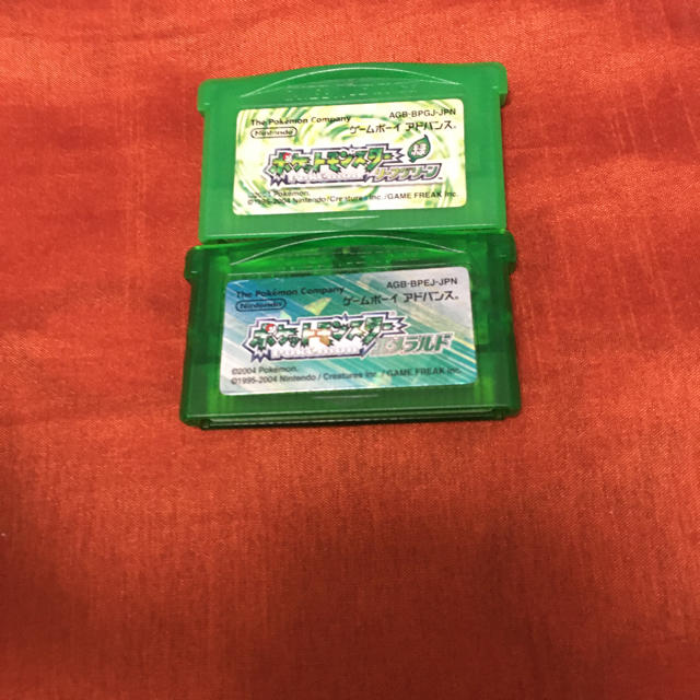 ポケットモンスター エメラルド リーフグリーン ポケモン GBA ソフト | フリマアプリ ラクマ