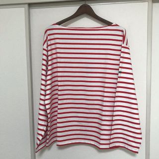 コモリ(COMOLI)のOUTIL　TRICOT AAST ボーダーバスクシャツ スリーブワイドサイズ1(Tシャツ/カットソー(七分/長袖))
