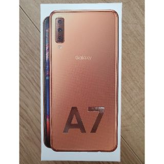 ギャラクシー(Galaxy)のGALAXY　a7　ゴールド(スマートフォン本体)