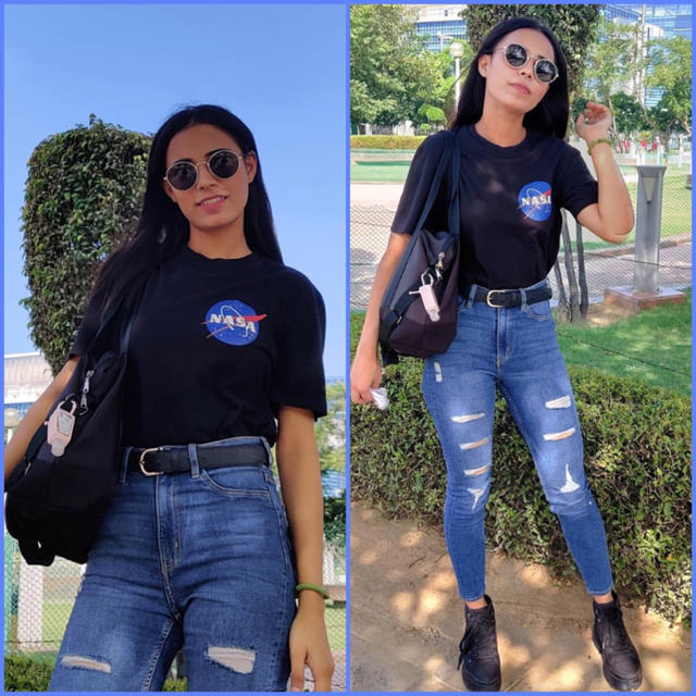 H&M(エイチアンドエム)の新作 新品 H&M NASA Tシャツ Sサイズ ブラック メンズ レディース メンズのトップス(Tシャツ/カットソー(半袖/袖なし))の商品写真