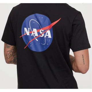 エイチアンドエム(H&M)の新作 新品 H&M NASA Tシャツ Sサイズ ブラック メンズ レディース(Tシャツ/カットソー(半袖/袖なし))