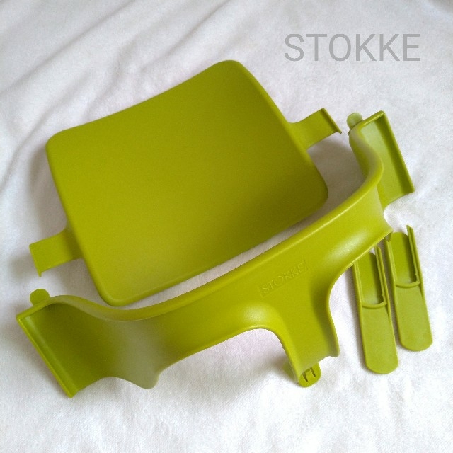 Stokke(ストッケ)のSTOKKE ストッケ トリップトラップ チェア ベビーセット グリーン キッズ/ベビー/マタニティの寝具/家具(その他)の商品写真