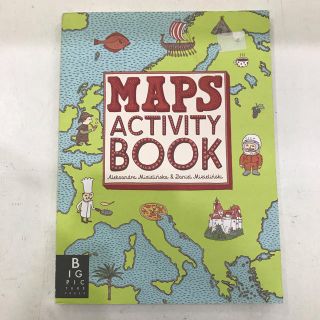 コストコ(コストコ)のMAPS アクティビティー BOOK 本 地図 英語 世界(地図/旅行ガイド)