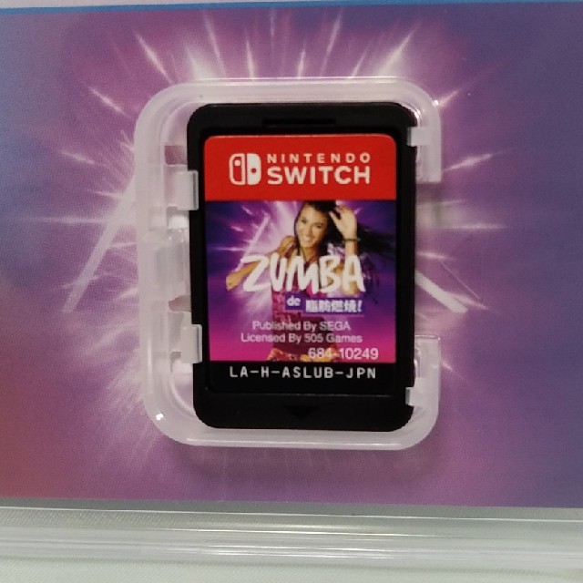 Nintendo Switch(ニンテンドースイッチ)のZumba de 脂肪燃焼! エンタメ/ホビーのゲームソフト/ゲーム機本体(家庭用ゲームソフト)の商品写真