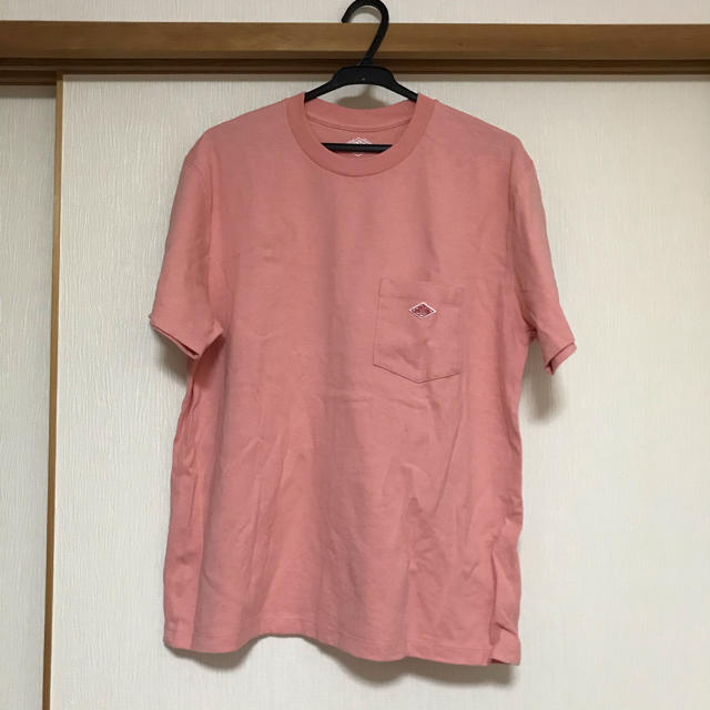 DANTON(ダントン)のDANTON ポケットTシャツ　コーラルピンク レディースのトップス(Tシャツ(半袖/袖なし))の商品写真