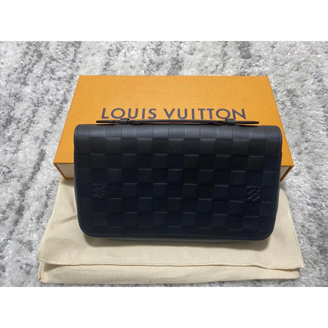 LOUIS VUITTON - mrdtルイヴィトン 長財布　ジッピーXL セカンドバッグ　ダミエ　メンズ