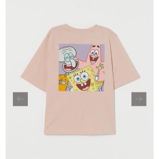 エイチアンドエム(H&M)のH&M   スポンジボム tシャツ   Lサイズ 新品✨(Tシャツ(半袖/袖なし))