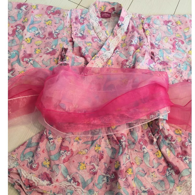 こども浴衣 キッズ/ベビー/マタニティのキッズ服女の子用(90cm~)(甚平/浴衣)の商品写真