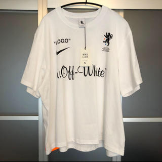 オフホワイト(OFF-WHITE)の確実正規品【NIKE×off-white Cropped Tee XLサイズ】(Tシャツ/カットソー(半袖/袖なし))