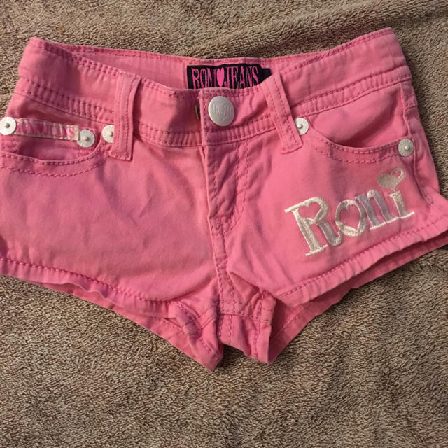 RONI(ロニィ)のピンク ショートパンツ L キッズ/ベビー/マタニティのキッズ服女の子用(90cm~)(パンツ/スパッツ)の商品写真
