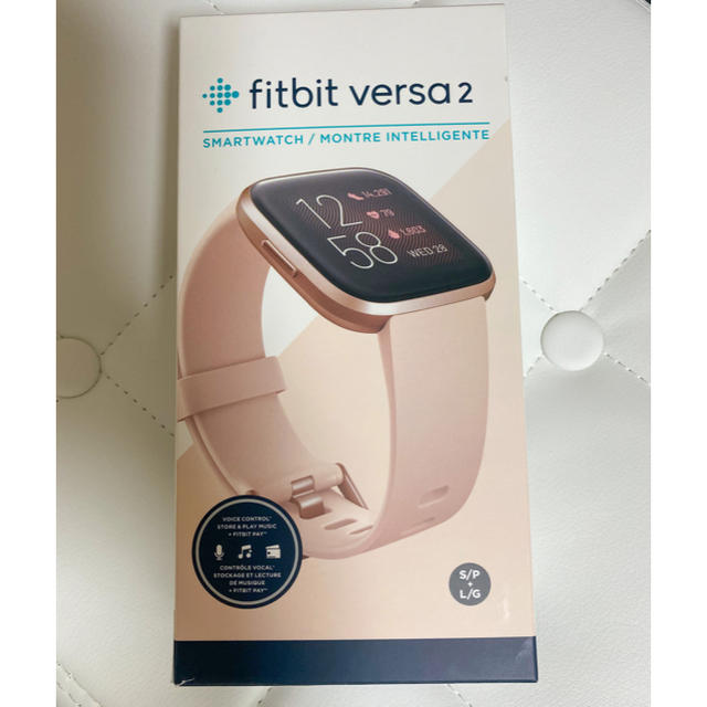 Fitbit Versa スマートウォッチ ペタル/カッパーローズ 