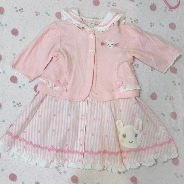 coeur a coeur(クーラクール)のクーラクール セット キッズ/ベビー/マタニティのキッズ服女の子用(90cm~)(ワンピース)の商品写真