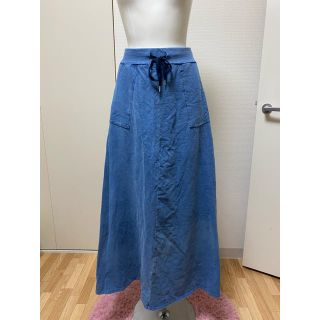 イング(INGNI)のデニムロングスカート　美品(ロングスカート)