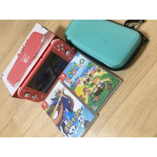 売り切りSALE!! 任天堂スイッチライト　あつまれどうぶつの森　ポケモンソード(携帯用ゲームソフト)