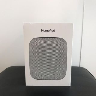 アップル(Apple)のHomePod MQHW2J/A スペースグレー　美品(スピーカー)