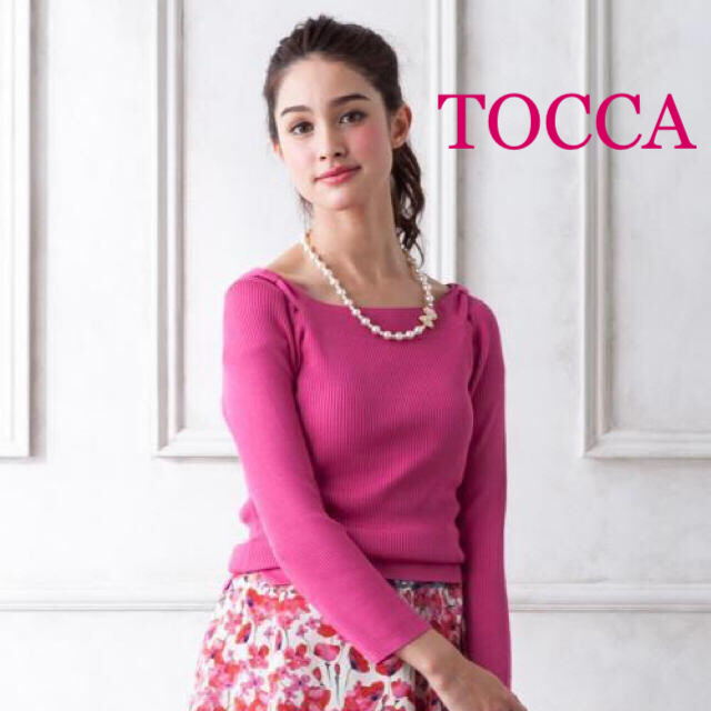 TOCCA(トッカ)のTOCCA✨シルクリブトップス ✨✧*｡定価約2.4万 レディースのトップス(カットソー(長袖/七分))の商品写真