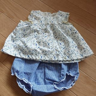 プチバトー(PETIT BATEAU)のベビー セットアップ (Ｔシャツ)