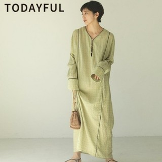 トゥデイフル(TODAYFUL)のTODAYFUL Embroidery Voile Dress(ロングワンピース/マキシワンピース)