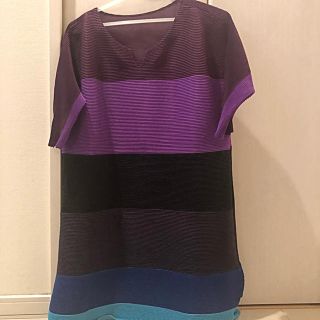 イッセイミヤケ(ISSEY MIYAKE)のプリーツワンピース(ひざ丈ワンピース)