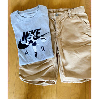 ナイキ(NIKE)の男児　ナイキTシャツ&GAPハーフパンツ　150cm(Tシャツ/カットソー)