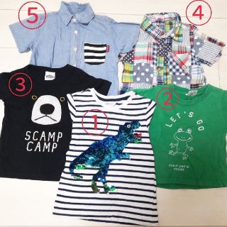 エイチアンドエム(H&M)の９枚 サイズ100 110 まとめ売り！ Tシャツ 男の子 キッズ(Tシャツ/カットソー)