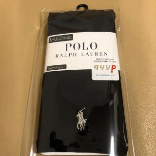 ポロラルフローレン(POLO RALPH LAUREN)の新品　レディース  ポロラルフローレン　10分丈黒レギンス　L〜LL寸　日本製(レギンス/スパッツ)