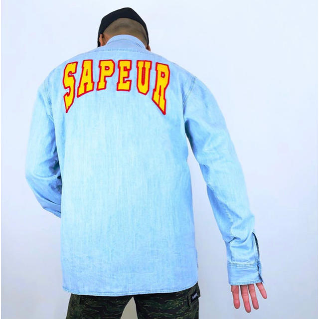 超人気新品 Supreme サプール デニムシャツ SAPEur - Tシャツ(長袖/七