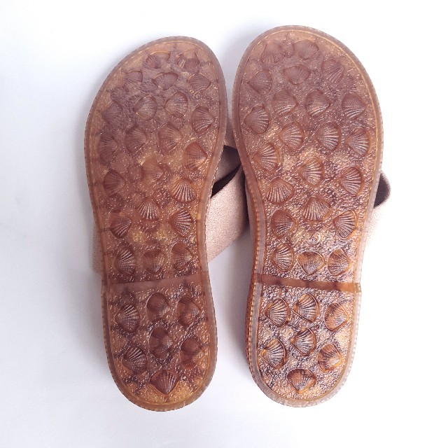 【ベージュ・25cm】フラットサンダル レディースの靴/シューズ(サンダル)の商品写真