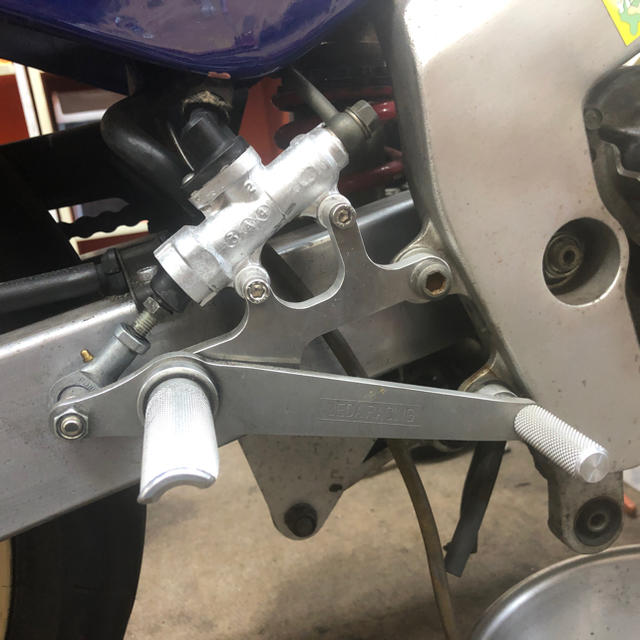 NSR250R MC18(88)用 バックステップ レア 上田レーシング製