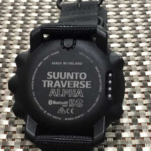 SUUNTO(スント)のSUUNTO TRAVERSE ALPHA STEALTH 美品　完備 メンズの時計(腕時計(デジタル))の商品写真