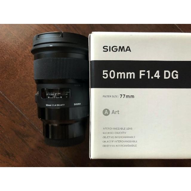 SIGMA 50mm F1.4 DG HSM SONY 超美品 Eマウント