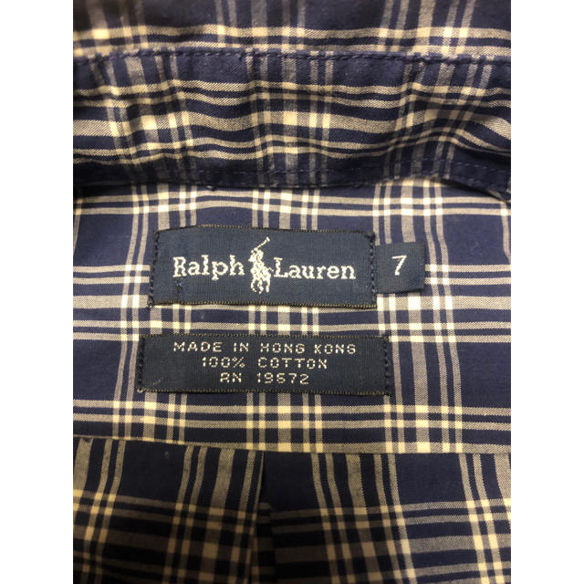 Ralph Lauren(ラルフローレン)のラルフローレン  チェックシャツ キッズ/ベビー/マタニティのキッズ服男の子用(90cm~)(ブラウス)の商品写真