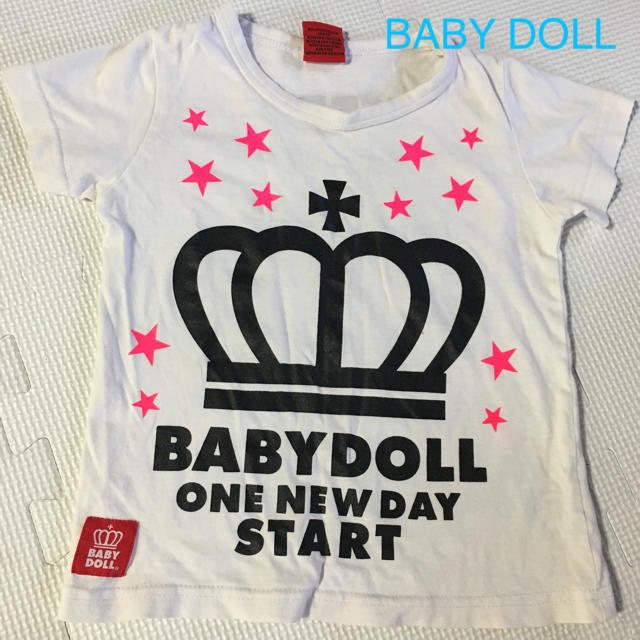 BABYDOLL(ベビードール)のキッズ　Tシャツ キッズ/ベビー/マタニティのキッズ服女の子用(90cm~)(Tシャツ/カットソー)の商品写真