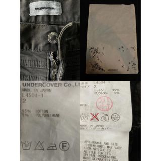 undercover アンダーカバー パンツ スキニー パンク 666