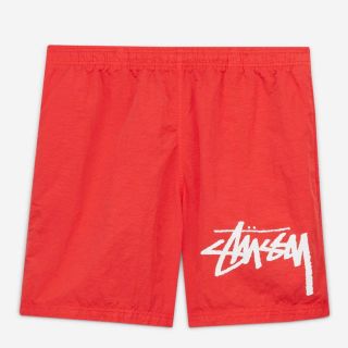 ステューシー(STUSSY)のStüssy & Nike Water Short (Red)(ショートパンツ)