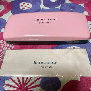 ケイトスペードニューヨーク(kate spade new york)のケイトスペード　メガネケース＆メガネ拭き　ピンクセット(その他)