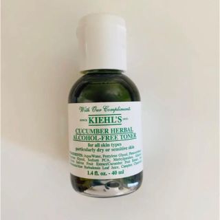 キールズ(Kiehl's)のキールズ 化粧水 キューカンバー ハーバル トナー アルコールフリー 40ml(化粧水/ローション)